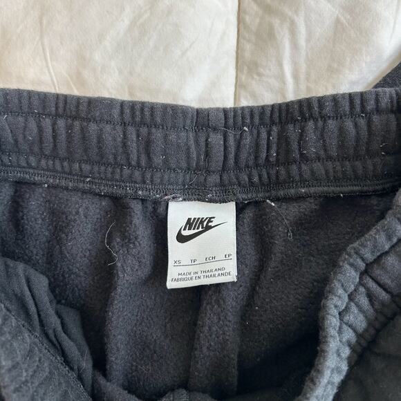 Nike Women’s NSW Club Fleece Joggers Black Size XS Drawstring Waist Sweatpants - Picture 7 of 8
